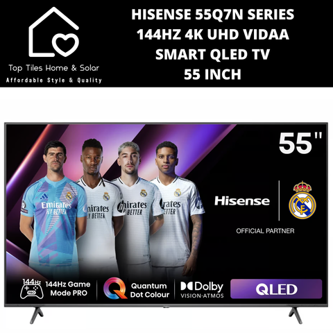 Hisense 55Q7N SERIES 144Hz 4K UHD Vidaa Smart QLED TV - 55 Inch