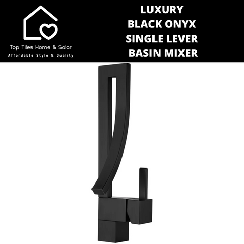 Luxury Black Onyx Single Lever Basin Mixer