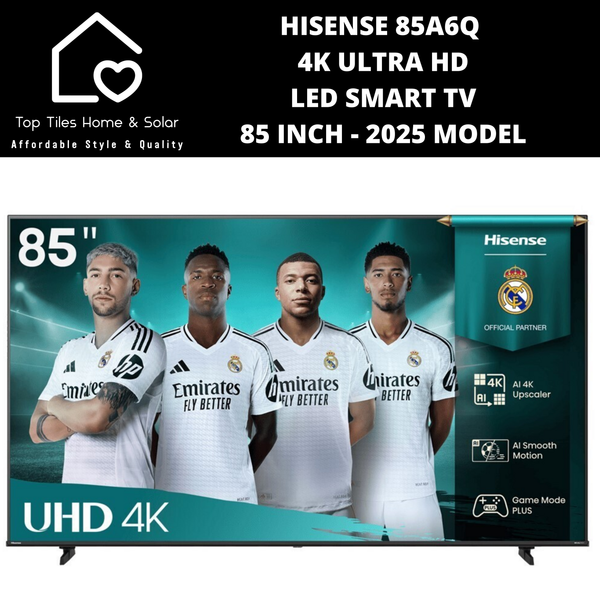 Hisense 85A6Q 4K UHD LED Smart TV - 85 Inch 2025 MODEL