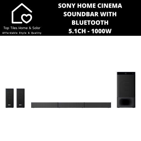 Sony Home Cinema Soundbar with Bluetooth 5.1CH - 1000W