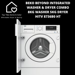 Beko Beyond Integrated Washer & Dryer Combo -  8kg Washer 5kg Dryer HITV 8736B0 HT