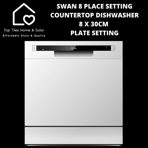 Swan 8 Place Setting Countertop Dishwasher - 8 x 30cm Plate Setting
