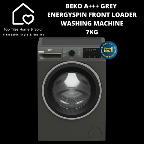 Beko A+++ Grey EnergySpin Front Loader Washing Machine - 7kg