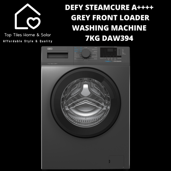 Defy SteamCure A+++ Grey Front Loader Washing Machine - 7kg DAW394