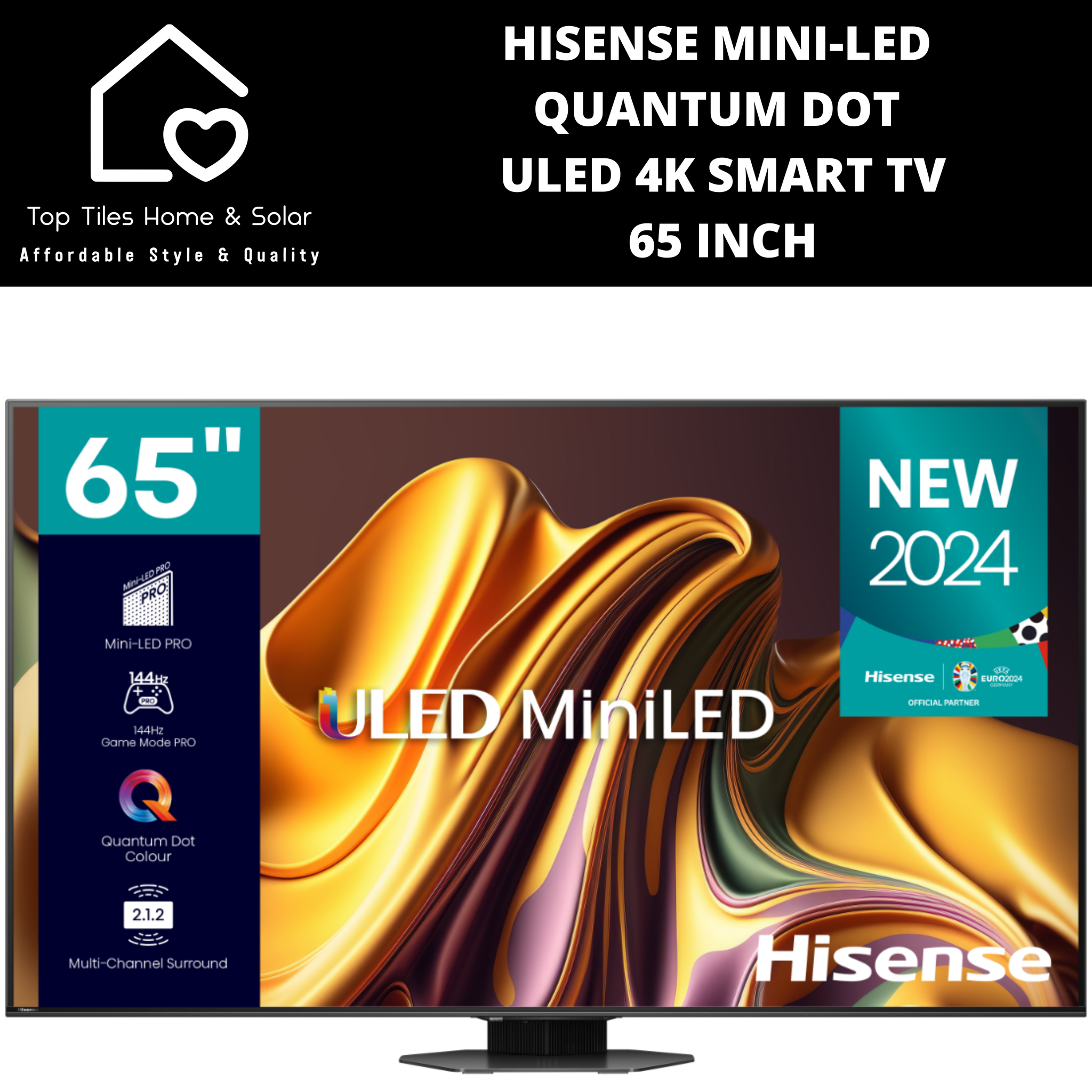 Hisense Mini-LED Quantum Dot ULED 4K Smart TV - 65 Inch