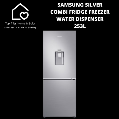 Samsung Silver Combi Fridge Freezer - 253L Water Dispenser