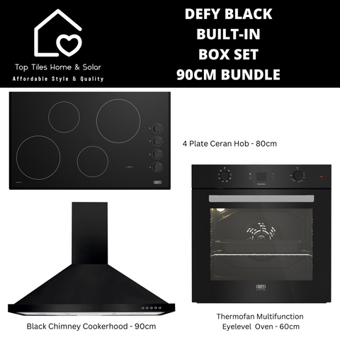 Defy Black Built-in Box Set - 90cm Bundle