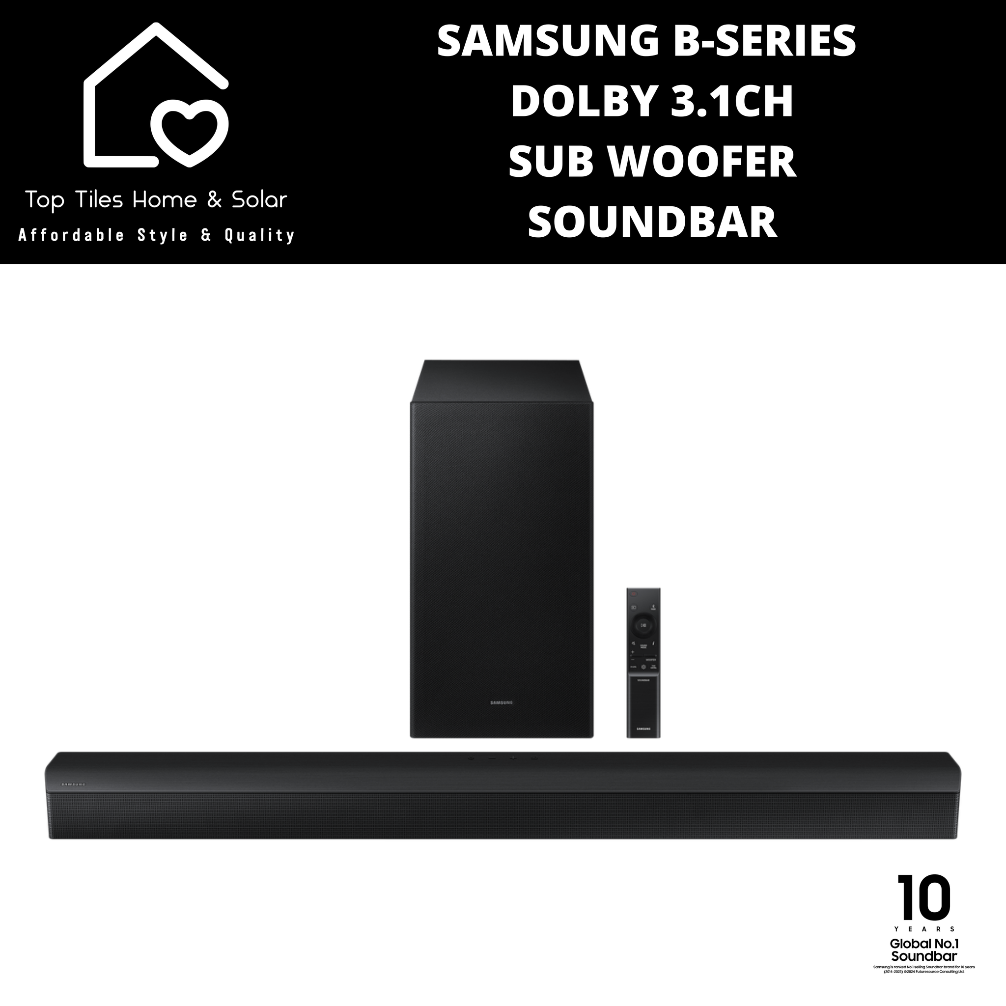 Samsung B-Series Dolby 3.1CH Sub Woofer Soundbar