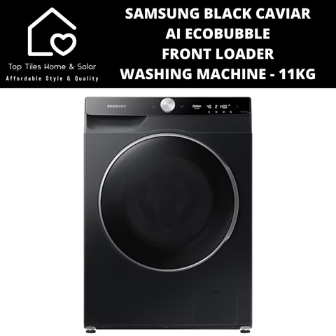 Samsung Black Caviar AI EcoBubble Front Loader Washing Machine - 11kg