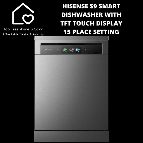 Hisense S9 Smart Dishwasher with TFT Touch Display - 15 Place Setting