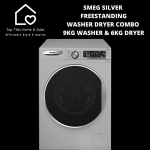 Smeg Silver Freestanding Washer Dryer Combo - 9/6kg