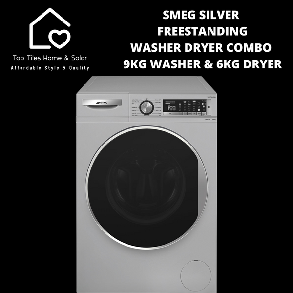 Smeg Silver Freestanding Washer Dryer Combo - 9/6kg