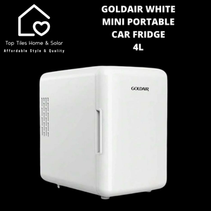 Goldair White Mini Portable Car Fridge - 4L