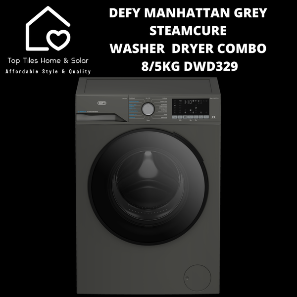 Defy Grey SteamCure Washer  Dryer Combo - 8/5kg Dryer DWD329