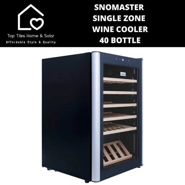 SnoMaster Single Zone Wine Cooler - 40 Bottle