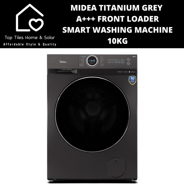 Midea Titanium Grey A+++ Front Loader Smart Washing Machine - 10kg