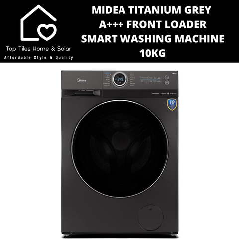 Midea Titanium Grey A+++ Front Loader Smart Washing Machine - 10kg