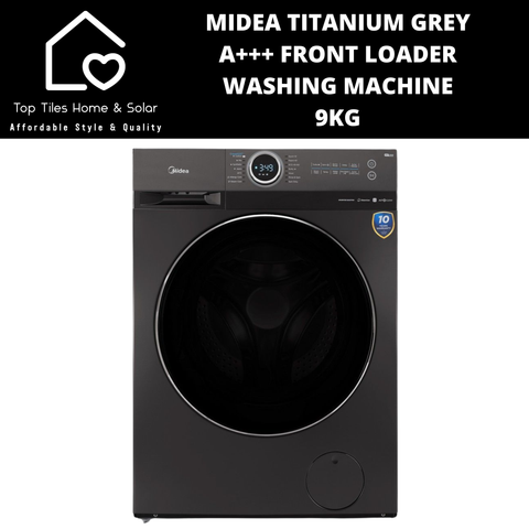 Midea Titanium Grey A+++ Front Loader Washing Machine - 9kg