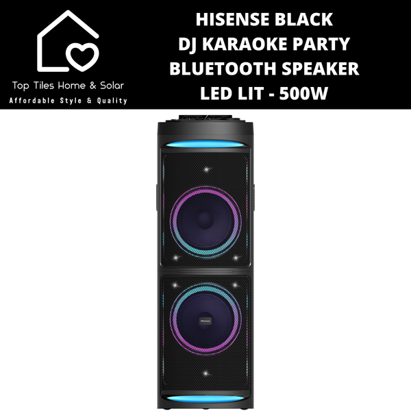 Hisense DJ Karaoke Party Bluetooth Speaker LED Lighting - 500W