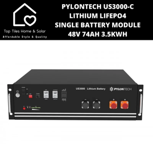 Pylontech US3000-C Lithium LiFePo4 Single Solar Battery Module - 48V 74Ah 3.5kWh