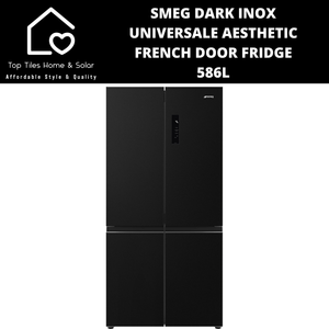 Smeg Dark Inox Universale Aesthetic French Door Fridge - 586L