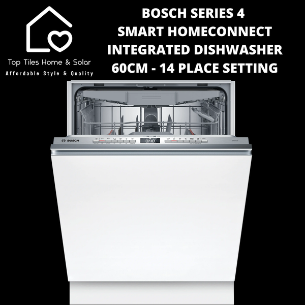 Bosch Series 4 - Smart Integrated Dishwasher - 60cm - 14 Place Setting