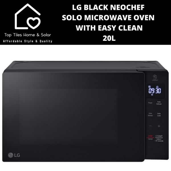 LG Black NeoChef Solo Microwave Oven with Easy Clean - 20L