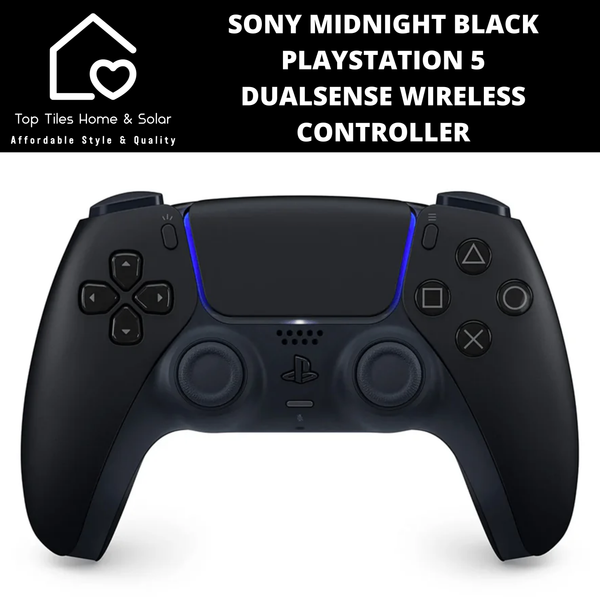 Sony Midnight Black PlayStation 5 DualSense Wireless Controller