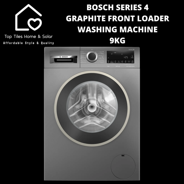Bosch Series 4 - Graphite Front Loader Washing Machine - 9kg