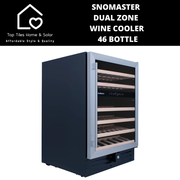 SnoMaster Dual Zone Wine Cooler - 46 Bottle