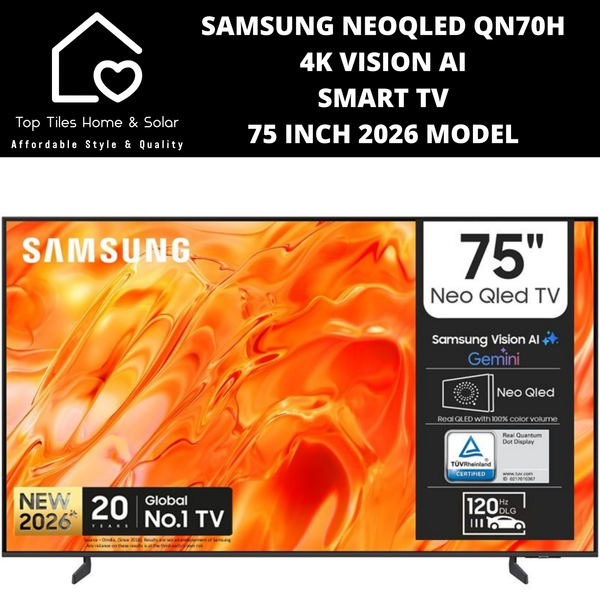 Samsung NeoQLED QN70H 4K Samsung Vision AI Smart TV - 75 Inch 2026 Model