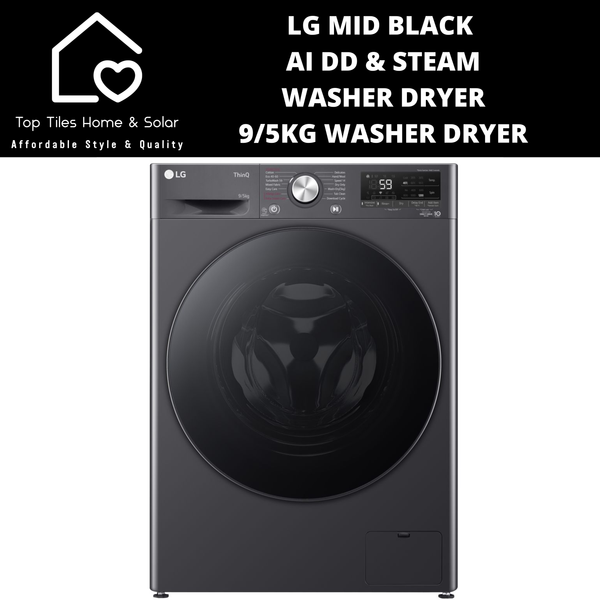 LG Mid Black AI DD & Steam Washer Dryer - 9/5kg Washer Dryer