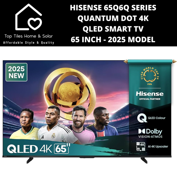 Hisense 65Q6Q Series Quantum Dot 4K QLED Smart TV - 65 Inch 2025 MODEL