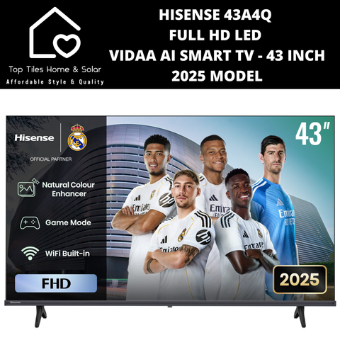 Hisense 43A4Q Full HD LED Vidaa Smart TV - 43 Inch
