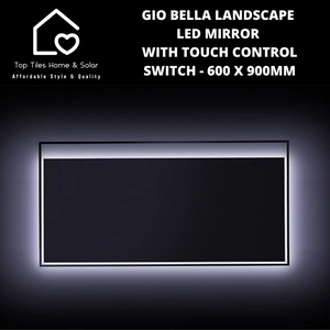 Gio Bella Landscape Backlit LED Mirror - 600 x 900mm