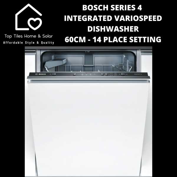 Bosch Series 4 - Integrated VarioSpeed Dishwasher - 60cm - 14 Place Setting