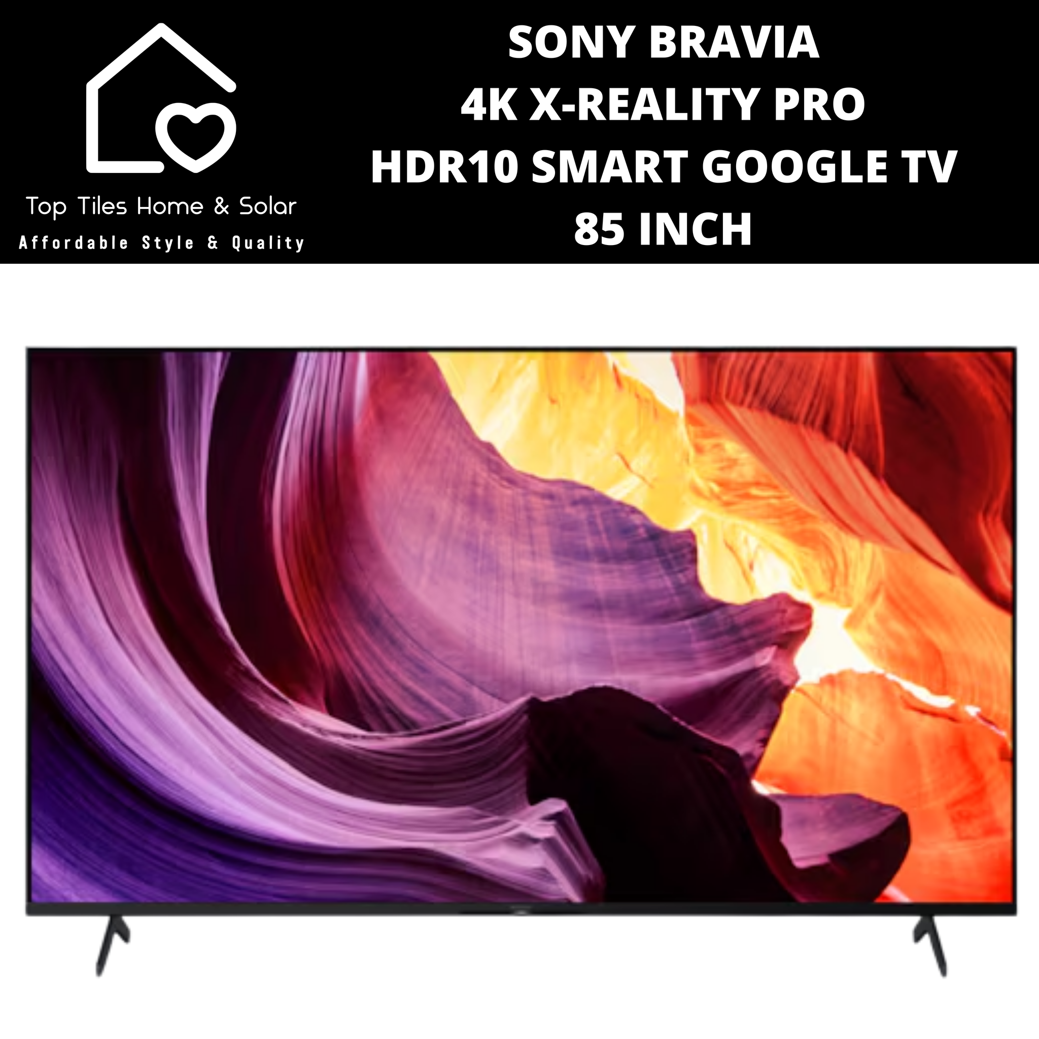Sony Bravia 4K X-Reality Pro HDR10 Smart Google TV - 85 Inch