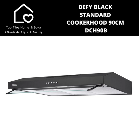 Defy Black Standard Cookerhood - 90cm DCH90B