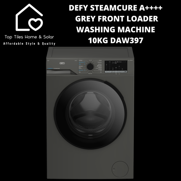 Defy SteamCure A+++ Grey Front Loader Washing Machine - 10kg DAW397