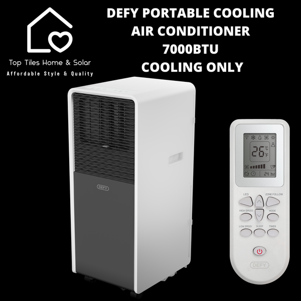Defy Portable Heating & Cooling Air Conditioner - 7000BTU - COOLING ONLY