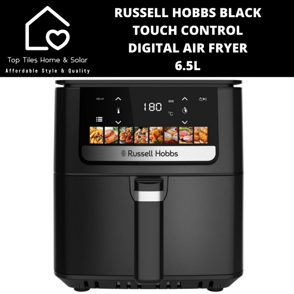 Russell Hobbs Black Touch Control Digital Air Fryer - 6.5L
