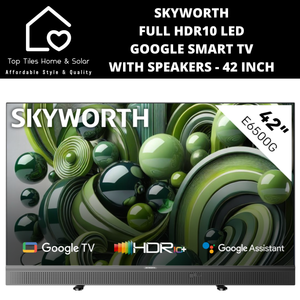 Skyworth Full HDR10 LED Google Smart TV with Speakers - 42 Inch