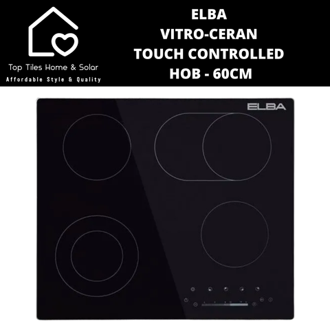 Elba Vitroceramic Touch Controlled Hob - 60cm
