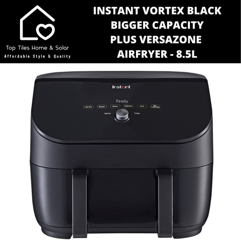 Instant Vortex Black Bigger Capacity Plus VersaZone  Airfryer - 8.5L