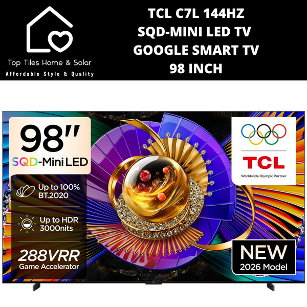 TCL C7L 144Hz SQD-Mini LED Google Smart TV - 98 Inch
