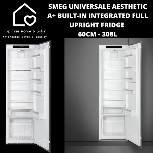 Smeg Universale Aesthetic A+ Built-in Integrated Full Upright Fridge 60cm - 308L