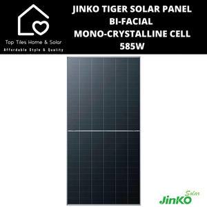 Jinko Tiger Solar Panel Bi-Facial Mono-Crystalline Cell - 585W