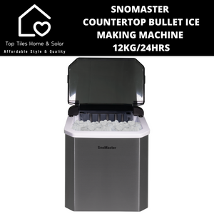 SnoMaster Countertop Bullet Ice Making Machine - 12kg/24Hrs