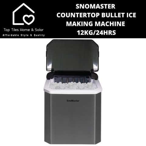 SnoMaster Countertop Bullet Ice Making Machine - 12kg/24Hrs