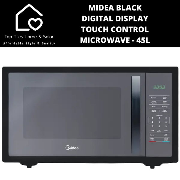 Midea Black Digital Touch Control Microwave - 45L